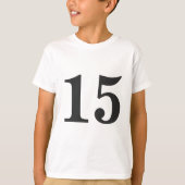 カスタムによって番号を付けられるTシャツ|一致家族のワイシャツ Tシャツ (正面)