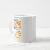 カスタムのアートワーク コーヒーマグカップ (正面左)