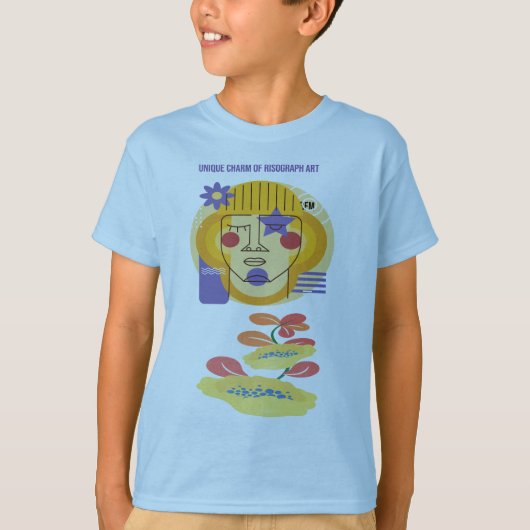 カスタムのアートワーク Tシャツ (正面)