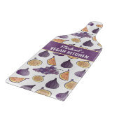 カスタムのイチジクとブドウ カッティングボード (角)