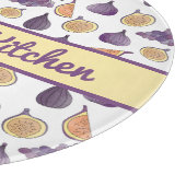 カスタムのイチジクとブドウ カッティングボード (角)