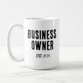 カスタムのオーナーMug、女性ボスギフト コーヒーマグカップ (左)