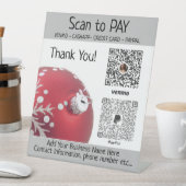 カスタムのクリスマスクラフトショー 台座サイン (インサイチュ)