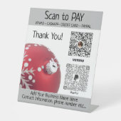 カスタムのクリスマスクラフトショー  台座サイン (正面)