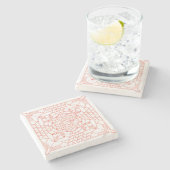 カスタムのクロシェのグラフ ストーンコースター (横)