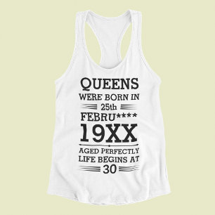 カスタムのク生まれイーンズは、月の年齢 タンクトップ
