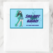 カスタムのゴルフプレーヤーシール 長方形シール (バッグ)