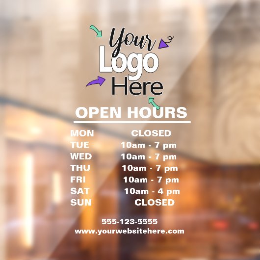 カスタムのドアサイン ウィンドウサイン (シート2)