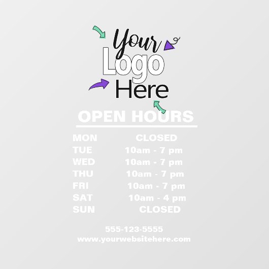 カスタムのドアサイン ウィンドウサイン (シート)