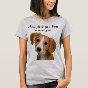 カスタムのドッグシャツ、犬の写真のTシャツ、ペットのスケッチ、 Tシャツ