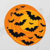 カスタムのハロウィーン衣装パーティの招待状 招待状 (正面/裏面)