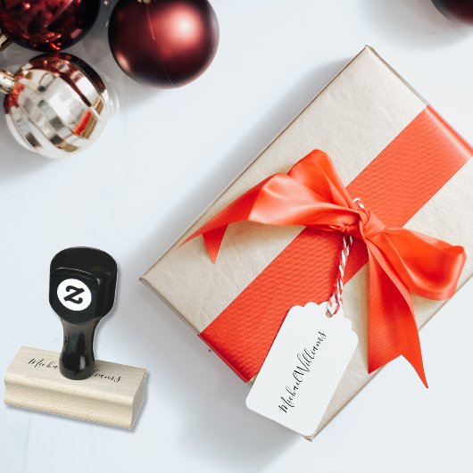 カスタムのパーソナライズされた署名シンプル名の作成 ラバースタンプ