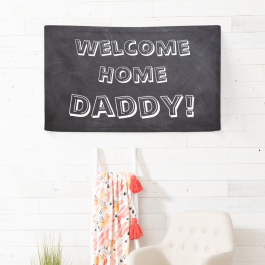 カスタムのパーソナライズな歓迎された家の旗の黒板 横断幕 (インサイチュ)