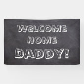 カスタムのパーソナライズな歓迎された家の旗の黒板 横断幕 (横)