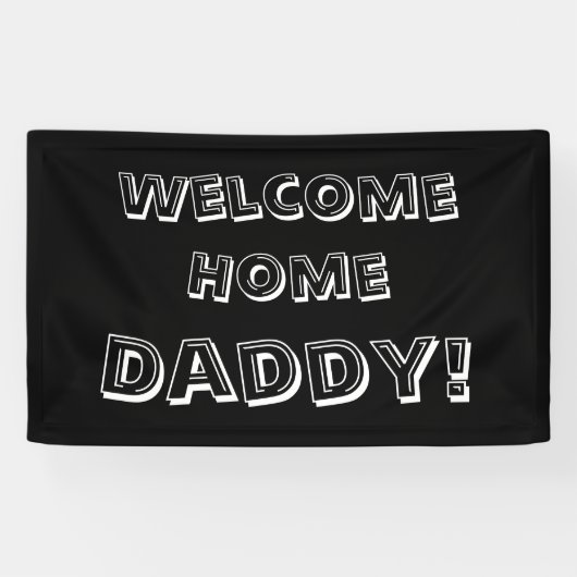 カスタムのパーソナライズな歓迎された家の旗の黒 横断幕 (横)