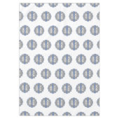 カスタムのビジネスロゴのステップとリピートトレードショー テーブルクロス (正面)