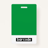 カスタムのフォトロゴ名バッジのビジネスID バッジ (裏面)