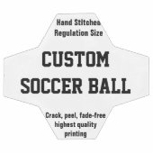 カスタムのプリントサッカーボールで個人設定 サッカーボール (フラット)