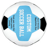 カスタムのプリントサッカーボールで個人設定 サッカーボール (回転)