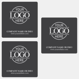 カスタムのプロモーショングレー会社のビジネスロゴ ラベル