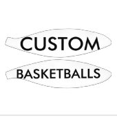 カスタムのミパーソナライズされたニバスケットボール空白のテンプレート ミニバスケットボール (パネル)