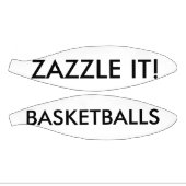 カスタムのミパーソナライズされたニバスケットボール空白のテンプレート ミニバスケットボール (パネル)