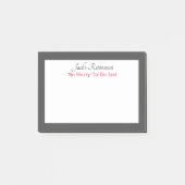 カスタムのユーモアのある投稿 ポストイット (正面)