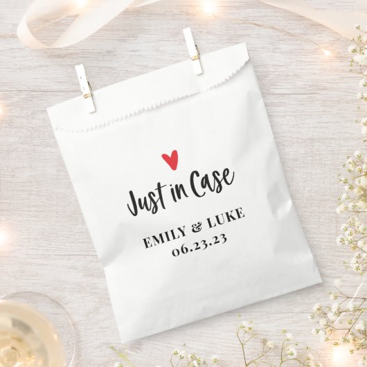 カスタムのリカバ結婚リ・キット フェイバーバッグ (クリップ留めされた状態)