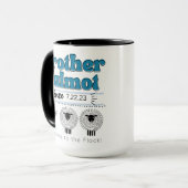 カスタムのリクエスト: JWバプテスマのギフトパーソナライズされた マグカップ (正面左)