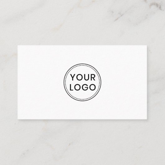 カスタムのロゴとフォトモダンプロフェッショナル 名刺 (裏面)
