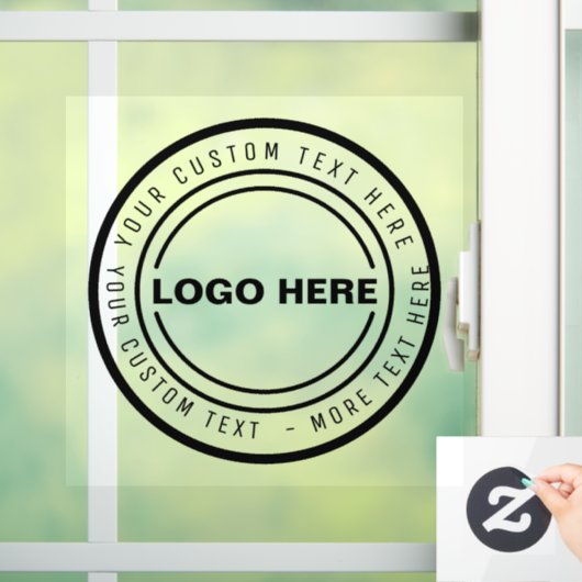 カスタムのロゴスタンプウィンドウの固定 ウィンドウサイン (ホーム)