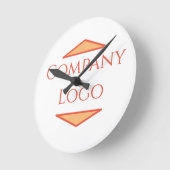 カスタムのロゴ  ラウンド壁時計 (傾斜)