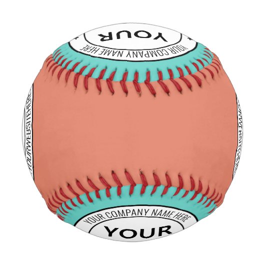 カスタムのロ文字デザインゴと自分の野球 野球ボール (裏面)