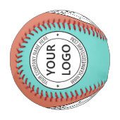 カスタムのロ文字デザインゴと自分の野球 野球ボール (正面左)