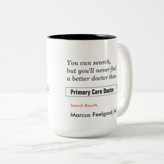 カスタムの一次医気にへの贈与 ツートーンマグカップ (正面右)