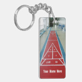 カスタムの上のShuffleboard キーホルダー (正面左)