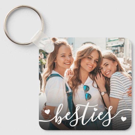 カスタムの両面の友だち2枚 キーホルダー (正面)