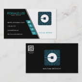 カスタムの乗り物共有Uberドライバ(新しいUberロゴ) 名刺 (正面/裏面)