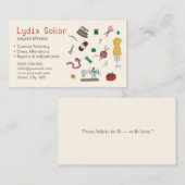 カスタムの仕立て及び改造 名刺 (正面/裏面)