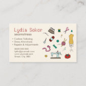 カスタムの仕立て及び改造 名刺 (正面)