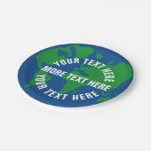 カスタムの保存の惑星の地球の紙のディナー用大皿 ペーパープレート (アングル)