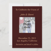 カスタムの保存は日付カード、オンラインを編集します セーブザデート (裏面)