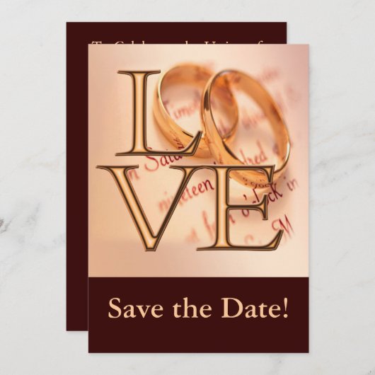 カスタムの保存は日付カード、オンラインを編集します セーブザデート (正面/裏面)