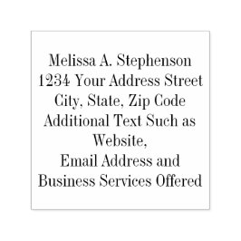 カスタムの個人スタンプ7行文字 セルフインキングスタンプ