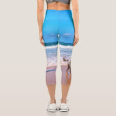 カスタムの写真でデザインを作れる – 愛するペット  カプリレギンス (裏面)