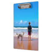 カスタムの写真でデザインを作れる – 愛するペット  クリップボード (左)