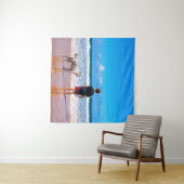 カスタムの写真でデザインを作れる – 愛するペット  タペストリー (インサイチュ(横))