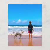 カスタムの写真でデザインを作れる – 愛するペット  チラシ (裏面)