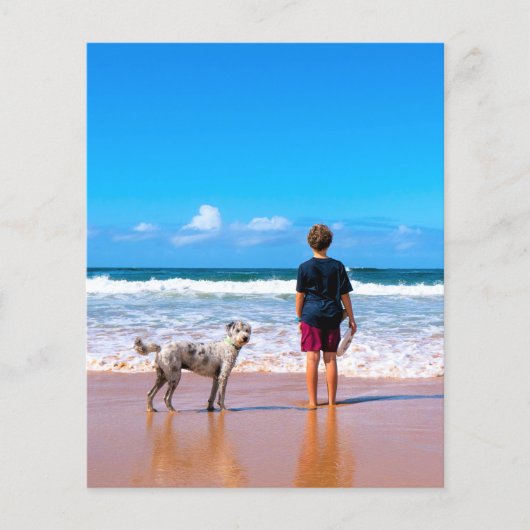 カスタムの写真でデザインを作れる – 愛するペット  チラシ (正面)