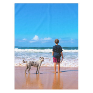 カスタムの写真でデザインを作れる – 愛するペット  テーブルクロス